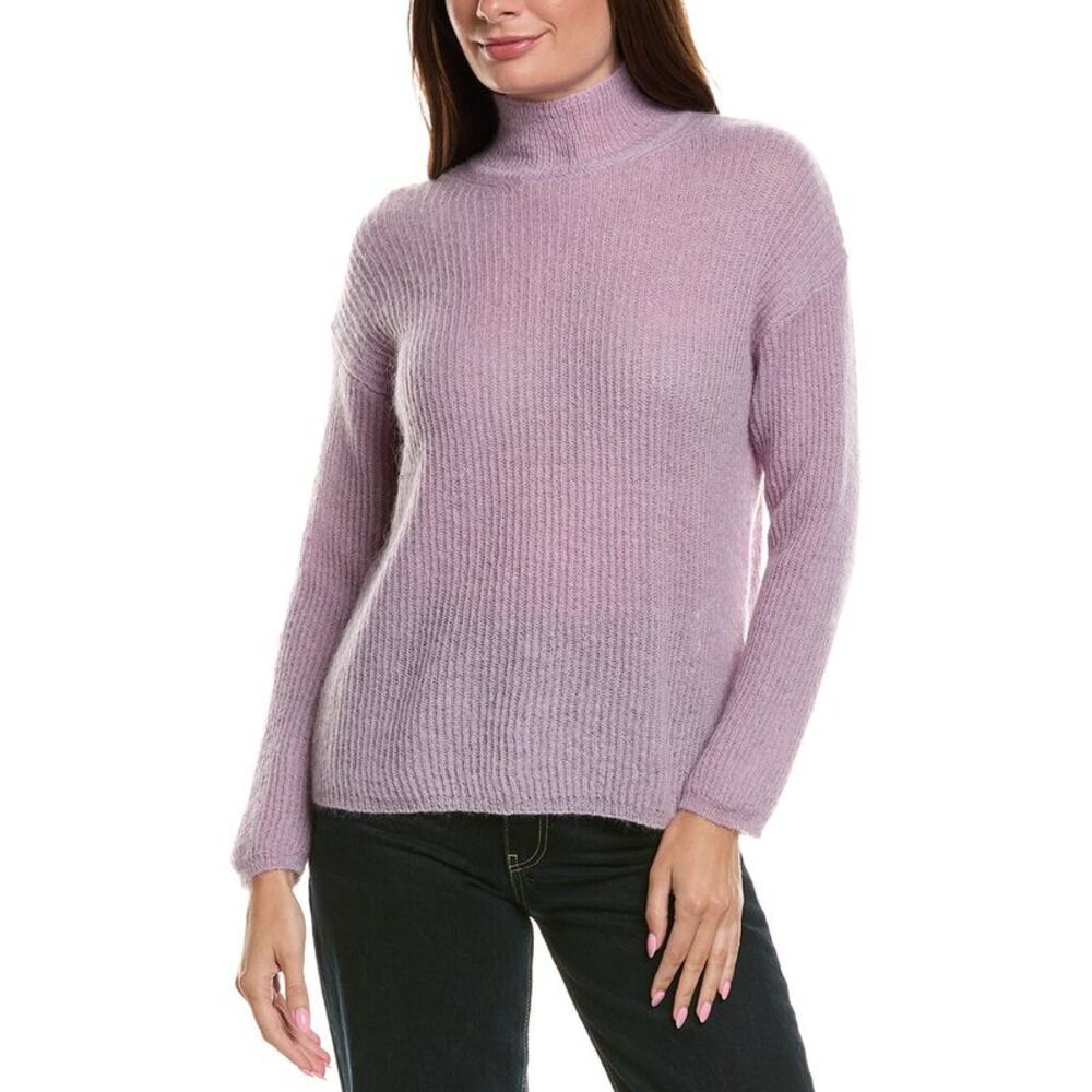Max Mara Womens Mm By  Tenna Mohair-Blend Sweater, Purple